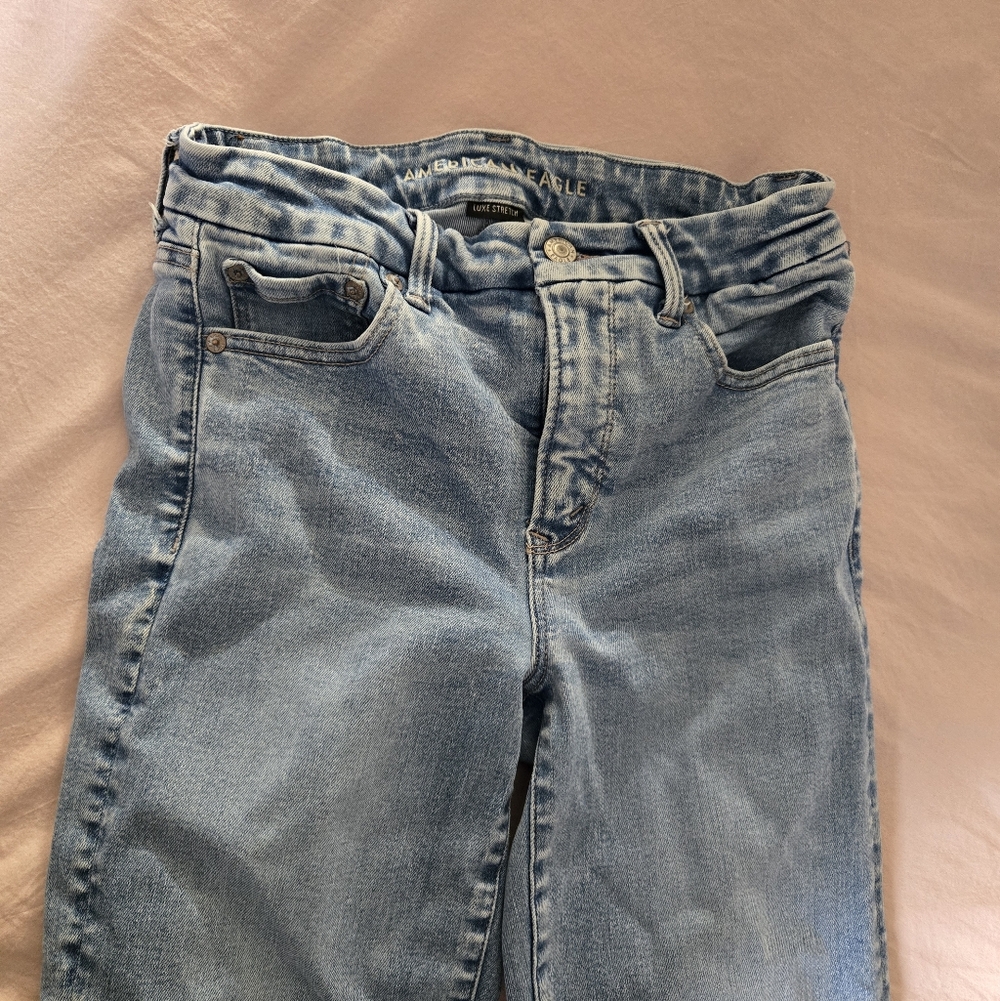 AE Super High Rise Flare Jeans - Picture 2 of 5